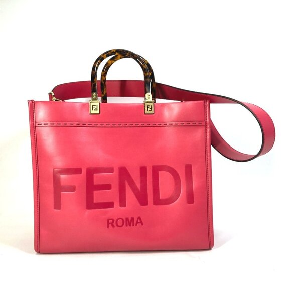 FENDI Pink Tote Bag - Picture 1 of 14